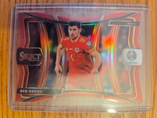 Panini Select Euro 2020 Ben Davies Mezzanine /65 Red Die Cut Wales Colour Match
