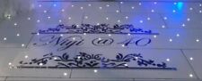 LED Starlight Dance Floor Hire 10FT TO 16FT colour flashing lights. Per day HIRE