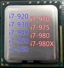 Intel Core i7-920 i7-930 i7-940 i7-950 i7-960 i7-970 i7-975 i7-980 i7-980X CPU