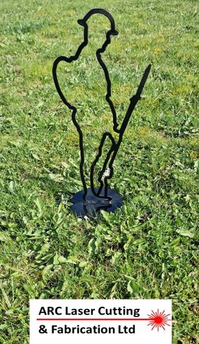 Metal military soldier - military,