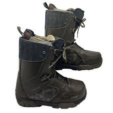 Snowboard Boots Wedze Unisex UK size 6.5 used brown see description