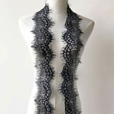 3 Yards Chantilly Lace Trim Scalloped Edge Eyelash Lace Ribbons for Lingerie