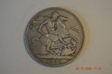 Victorian Silver Crown Coin