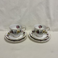 2 x Vintage Windsor Bone China