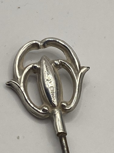 Antique silver hat - , pin