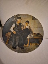 "The Lighthouse keepers Daughter " Limited Edition Plate by Norman Rockwell
