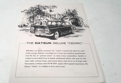 1964 datsun deluxe - deluxe, cedric