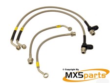 MX5 Hel Performance Stainless Steel Brake Hose Line Set Mazda MX-5 Mk3 2005>2015