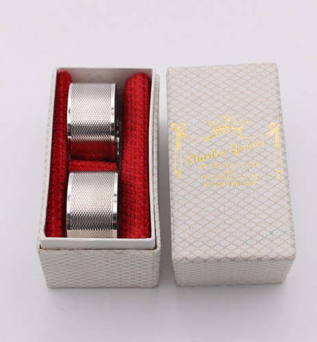 Sterling silver pair boxed - of,