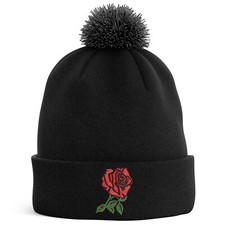 Embroidered England Rose