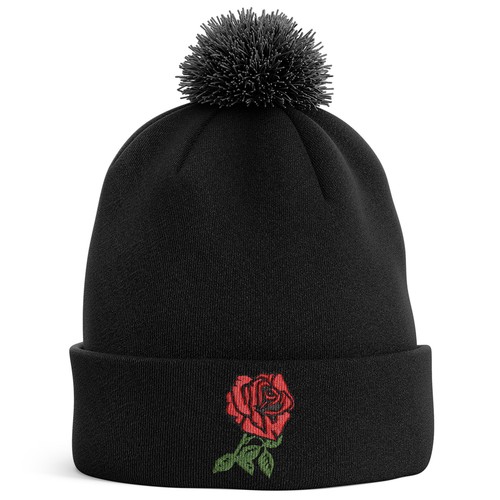 Embroidered england rose - england,