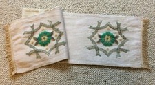 Vintage Table Runner Tufted