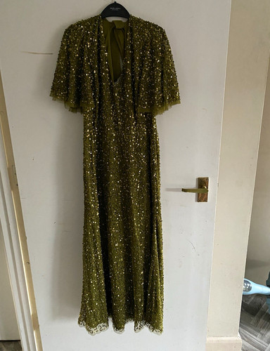 John lewis green - green, v-neck