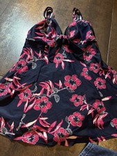 bonmarche navy pink flower