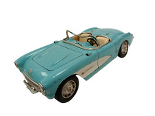 Bburago 1:18 1957 Chevrolet Corvette Diecast Model Car - Blue Preowned