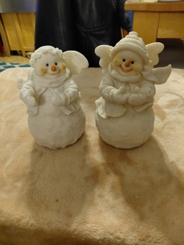 Resin snowman figurines - resin,