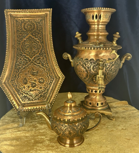 Antique persian samovar - persian, and