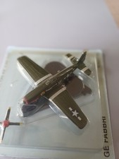 Fabbri Diecast 1:100 Model Aircraft & Magazine North American P51 Mustang USAAF