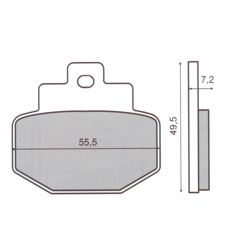 Piaggio pi497348 brake pads - brake,