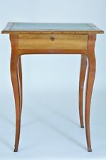 Antique Table Writing D’Period Louis XV Desk Lady Cherry Molded 18e