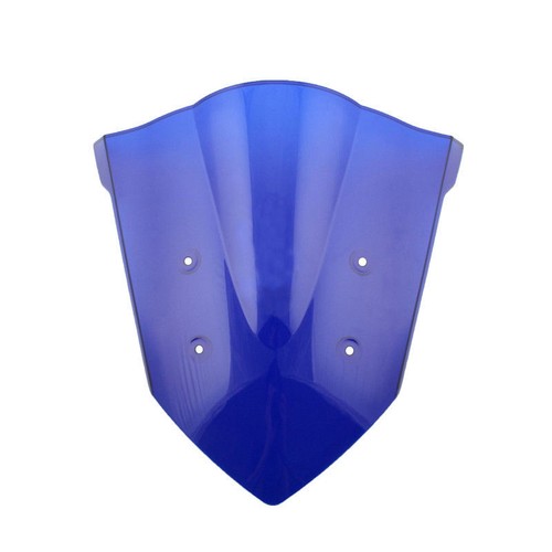 Blue motorcycle windshield - motorcycle,