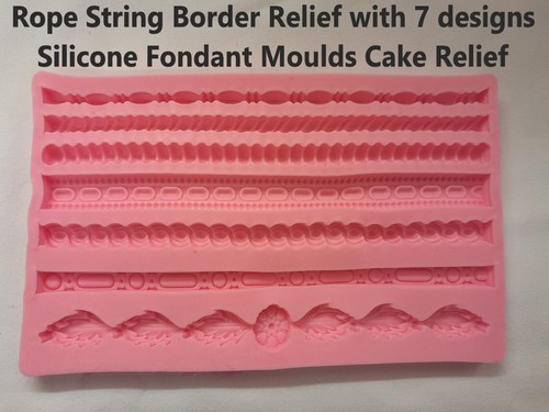 Rope string border relief - border,