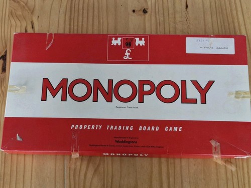 1970s vintage monopoly board - monopoly,