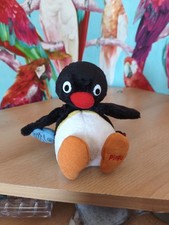 Rare Pingu Soft Toy Holding