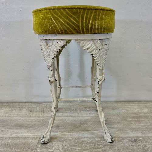 Vintage vanity stool lime - vintage,