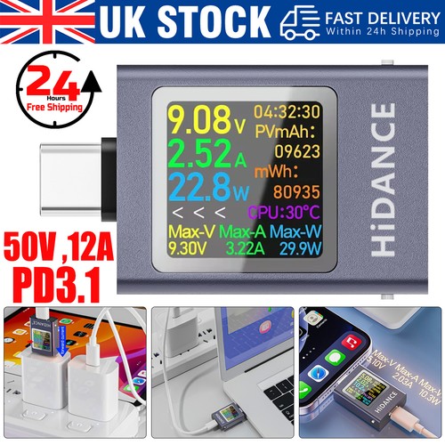 Type usb tester voltmeter - type,