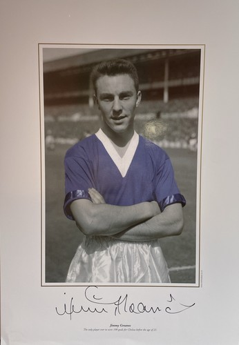 Jimmy greaves signed chelsea - jimmy,