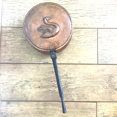 Copper bed warmer victorian - bed,