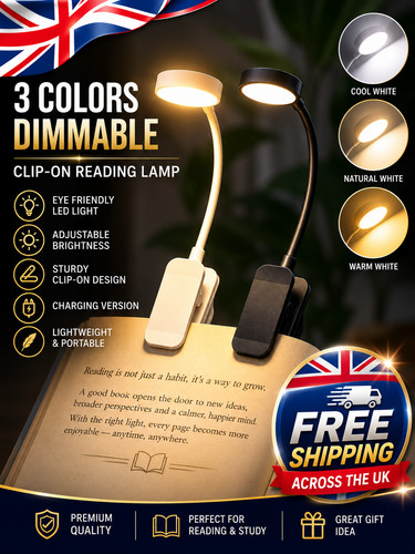 Book light led clip reading - led,