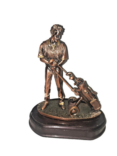 Golfer with trolley ornament - , /
