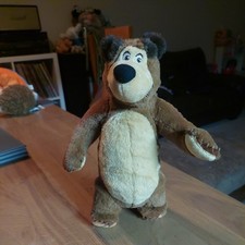 Simba Toys Masha And The Bear Standing Brown Soft Plush Toy 10” 2018