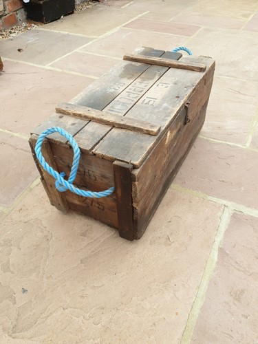 Wooden ammo box military - ammo,
