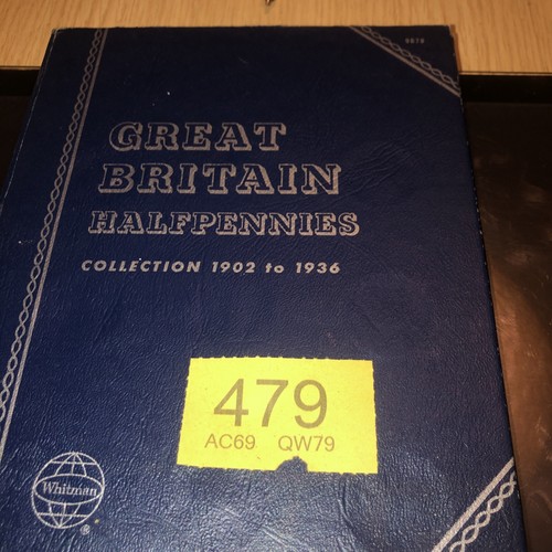 Whitman folder half pennies - , folder: