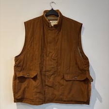 Vintage Orvis Men’s Utility Gilet – XXL – Brown Outdoor Shooting or Fishing Vest