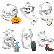 6Pcs Stainless Steel Biscuit