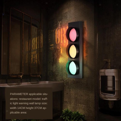 Led wall lamp with industrial - lamp,