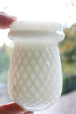 ANTIQUE c1900s WHITE MILK GLASS VICTORIAN EDWARDIAN NIGHT LIGHT FAIRY LAMP