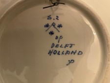 Vintage Hand Painted Delft
