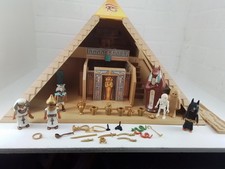 Playmobil 4240 Large Egyptian Pyramid With Mummy, Jugs Figures Incomplete