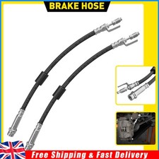 2PCS Front Brake Hose Pair