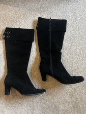 MARKS AND SPENCER BLACK SUEDE