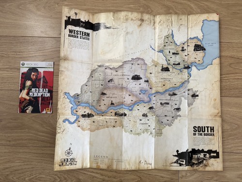 Red dead redemption map - dead, map/poster