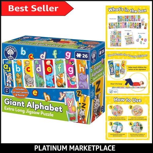 Piece giant alphabet puzzle - 26-piece,