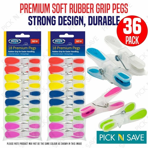 Strong plastic clothes pegs - clothes,