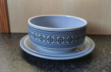 HORNSEA ~ TAPESTRY ~ CEREAL/SOUP BOWL & SAUCER ~ 13cm dia