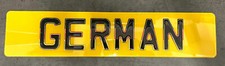 Set of 7 German Flag Gel Showplate Number Plate Digits  *PLATES NOT INCLUDED*